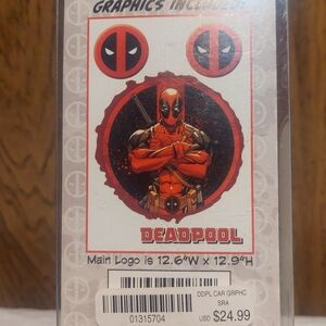 Deadpool Vehicle Graphic New In Box Fan Wraps 3 Graphics Marvel
